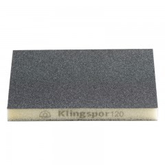 Klingspor csiszolóhasáb-rugalmas, 2 oldalú 123x96x12,5mm- SW 502-festék/lakk/kitt,fa