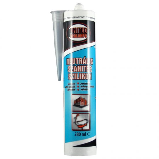 United Sealants Neutrális szaniter szilikon 280ml