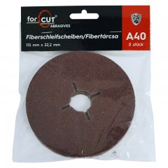 Flexmann For Cut fibertárcsa 115x22,2mm fa, fém 5db/csomag
